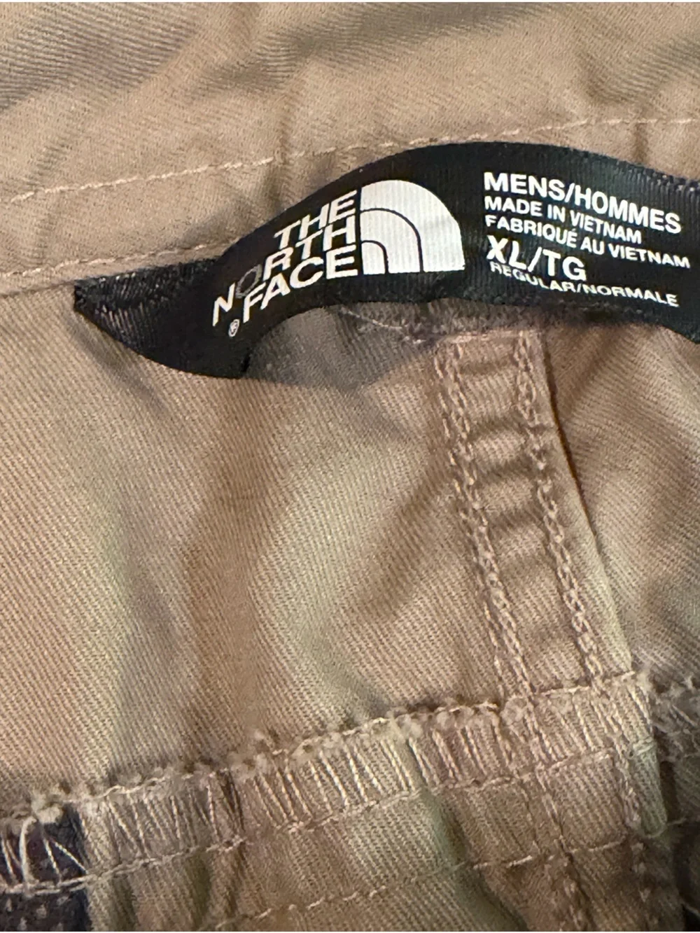 North Face Pants Men's XL Tan 39x31 100% Cotton